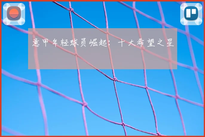 意甲年轻球员崛起:十大希望之星